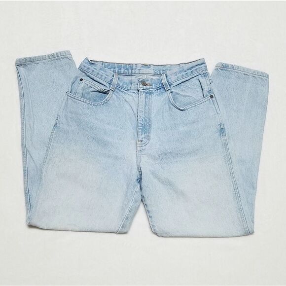 VINTAGE Gitano Light Wash High Rise Tapered Jeans - Picture 5 of 14